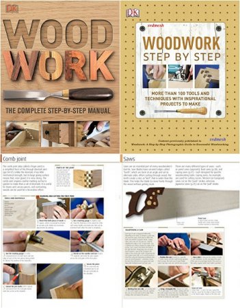 Обложка к Столярная работа - Пошаговое иллюстрированное руководство