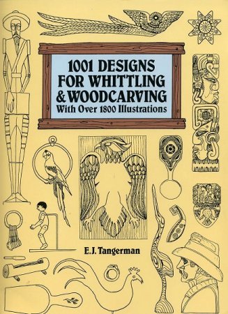 Обложка к 1001 проект для миниатюрной резьбы