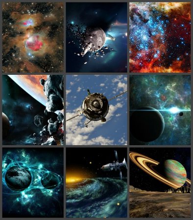 Обложка к Космос - Обои для рабочего стола. Часть-1